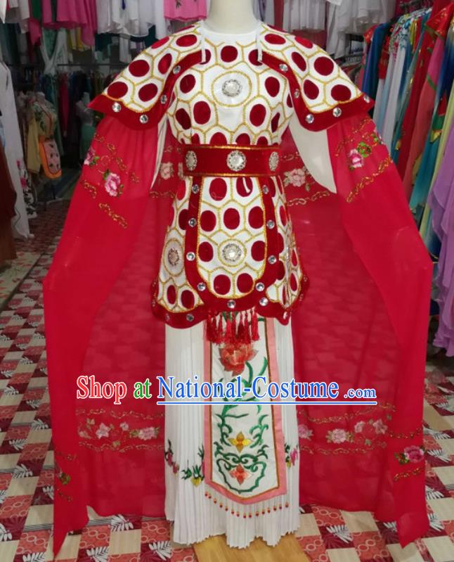 China Traditional Peking Opera Blues Clothing Ancient Female General Garment Costumes Shaoxing Opera Swordswoman Armor Outfits