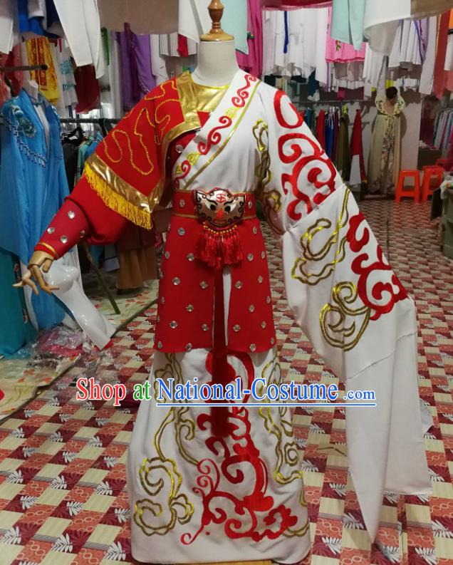 China Traditional Opera General Lv Bu Clothing Shaoxing Opera Warrior Garments Beijing Opera Wusheng Robe Uniforms