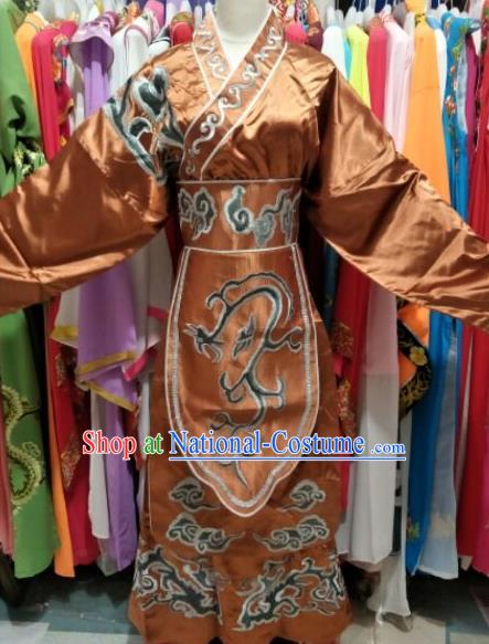 China Huangmei Opera Prime Minister Garments Beijing Opera Laosheng Robe Uniforms Traditional Opera Grand Councilor Clothing