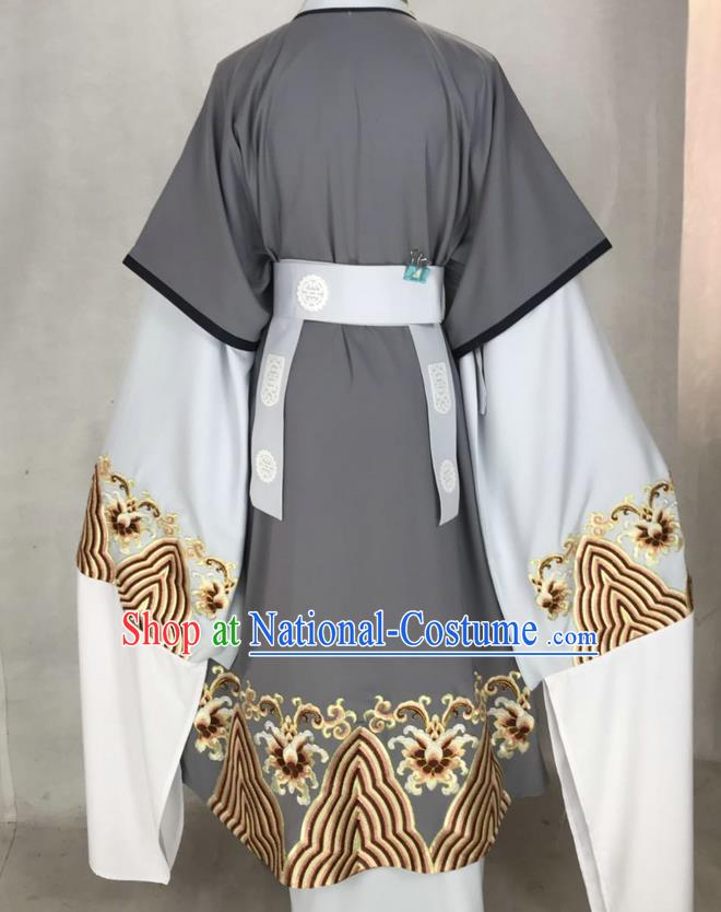 China Traditional Opera Milord Garment Costume Beijing Opera Laosheng Robe Uniforms Shaoxing Opera Ministry Councillor Clothing