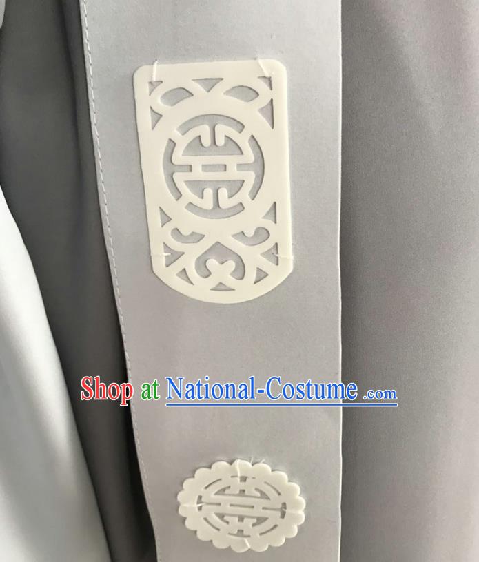 China Traditional Opera Milord Garment Costume Beijing Opera Laosheng Robe Uniforms Shaoxing Opera Ministry Councillor Clothing