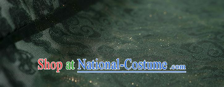 China Traditional Noble Woman Hanfu Garments Ming Dynasty Countess Historical Clothing Ancient Royal Princess Green Dresses