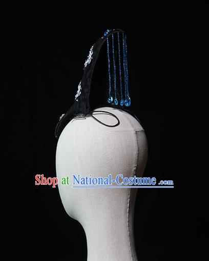 China Stage Performance Wigs Chignon Umbrella Dance Hairpieces Classical Dance Hair Accessories Beauty Dance Hair Clasp