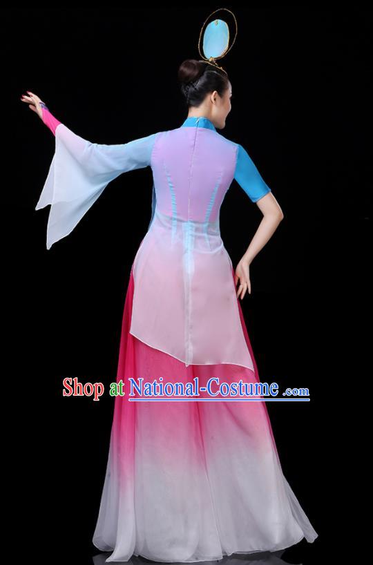 China Woman Group Dancewear Classical Dance Clothing Umbrella Dance Garment Costumes Fairy Dance Outfits