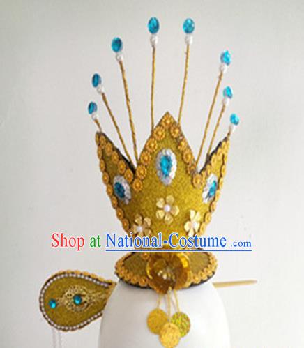 China Chaoxian Ethnic Dance Hair Crown Korean Nationality Dance Hair Accessories Folk Dance Hairpin