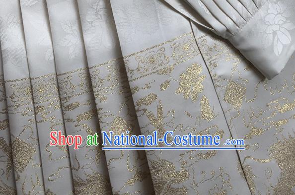 China Ancient Garment Costumes Traditional Court Lady Hanfu Dress Ming Dynasty Nobility Woman Historical Clothing Complete Set