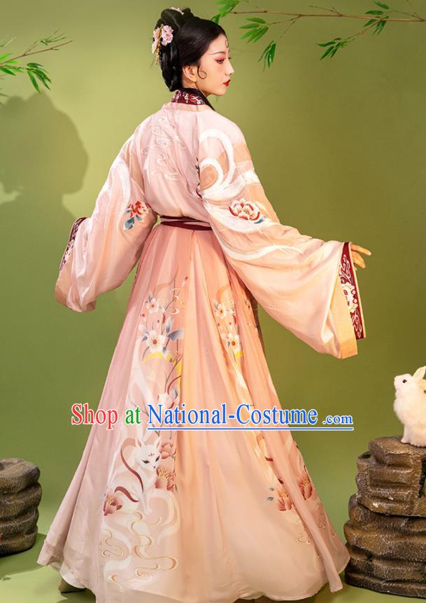 China Traditional Jin Dynasty Hanfu Dress Clothing Ancient Fairy Princess Garment Costumes for Women