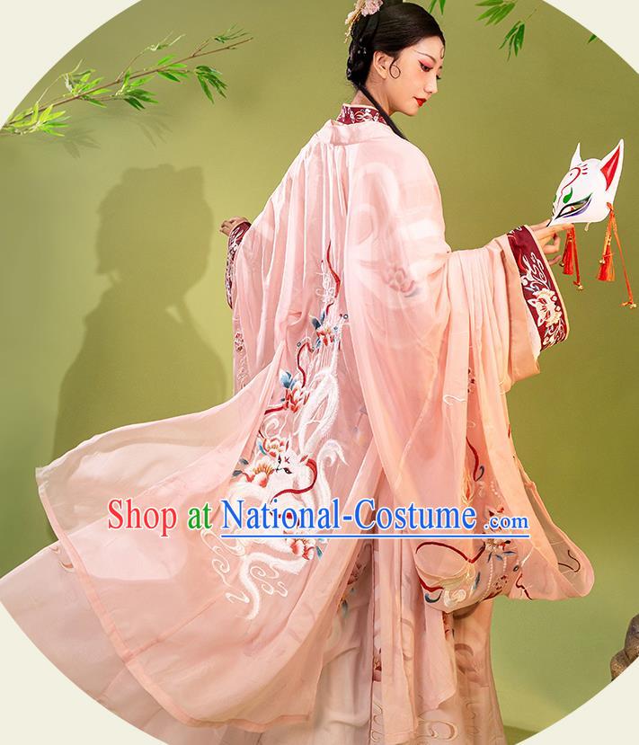 China Traditional Jin Dynasty Hanfu Dress Clothing Ancient Fairy Princess Garment Costumes for Women