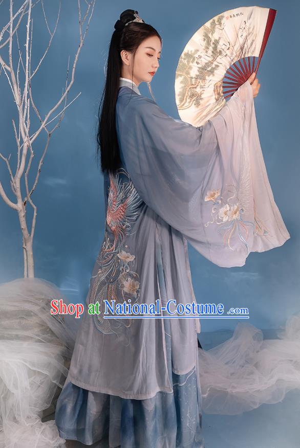 China Ancient Royal Princess Garment Costumes Song Dynasty Palace Infanta Hanfu Dress Traditional Historical Clothing for Women