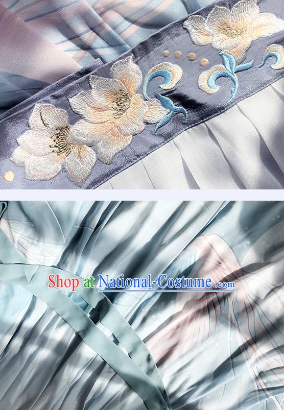 China Ancient Royal Princess Garment Costumes Song Dynasty Palace Infanta Hanfu Dress Traditional Historical Clothing for Women