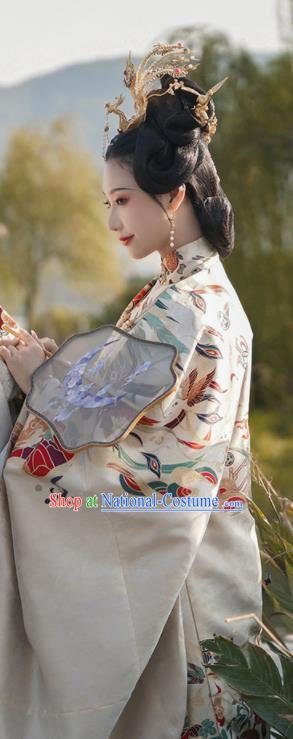 China Ancient Garment Costumes Traditional Wedding Hanfu Dresses Ming Dynasty Empress Historical Clothing Complete Set