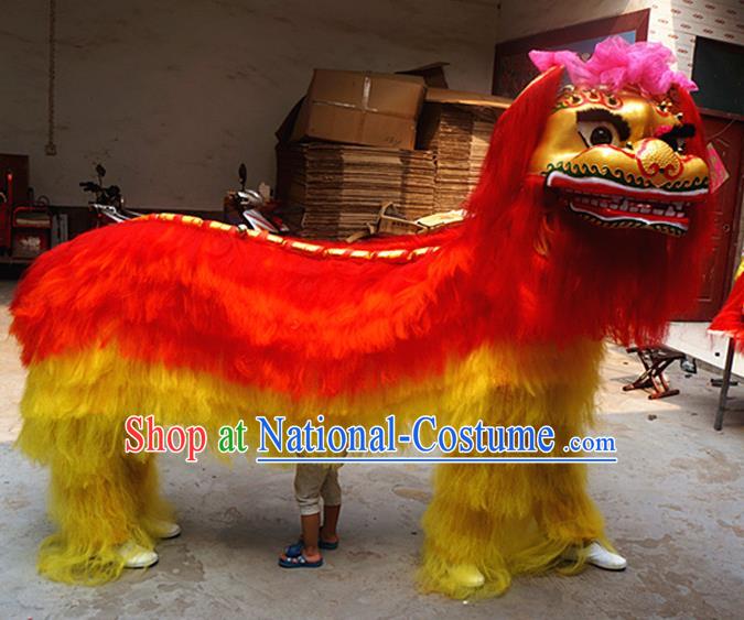 Chinese New Year Performance Props Lion Dance Costumes Folk Dance Accessories South Lion Dancing Competition Clothing Handmade Lion Head