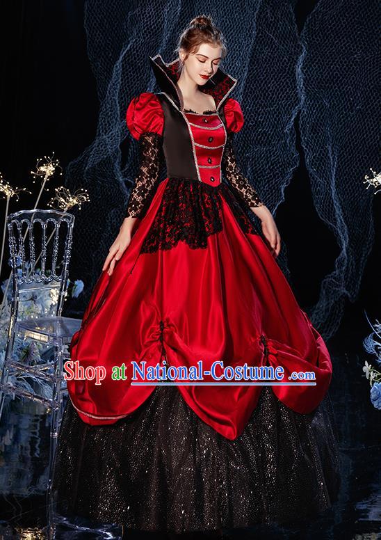 Top French Queen Formal Attire European Drama Performance Clothing Western Court Empress Full Dress Christmas Garment Costume