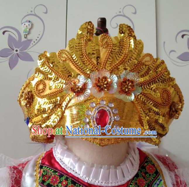 Custom Russia Dance Hair Crown Modern Dance Hair Accessories Russian Traditional Dance Hat Headdress