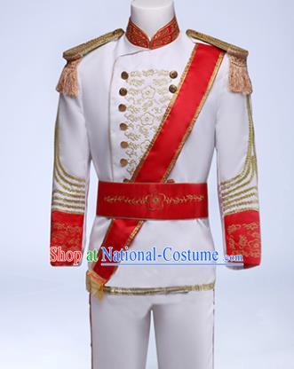 Custom England Royal Guard Clothing Annual Meeting Performance Suits Western Prince Jacket European Drama Garment Costume