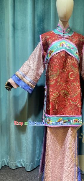 Chinese Qing Dynasty Palace Lady Dress Outfits Traditional Drama My Fair Princess Xia Ziwei Garment Costumes Ancient Court Maid Clothing