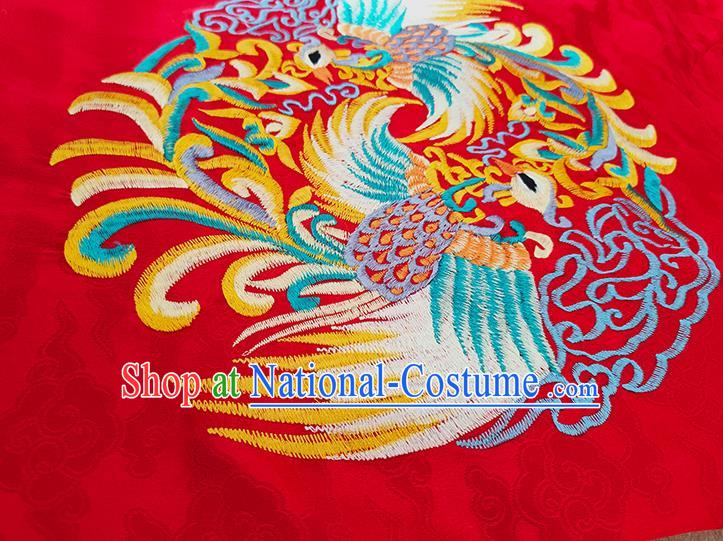 Chinese Ming Dynasty Empress Red Dress Outfits Traditional Drama Wedding Bride Garment Costumes Ancient Royal Queen Clothing