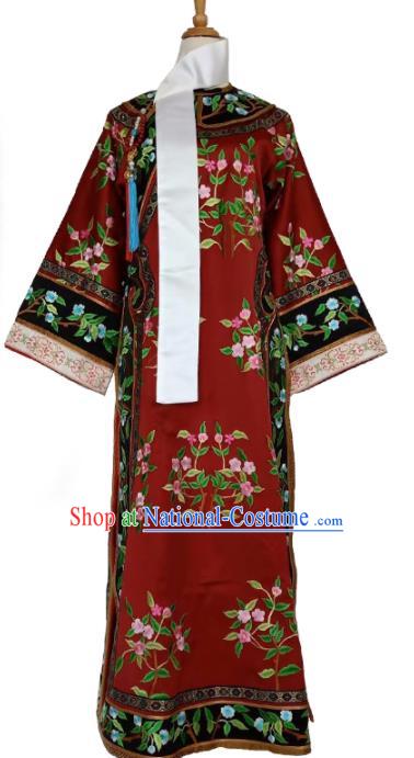 Chinese Qing Dynasty Court Woman Red Dress Outfits Traditional Drama Ruyi Royal Love in the Palace Gao Xiyue Garment Costumes Ancient Imperial Consort Clothing