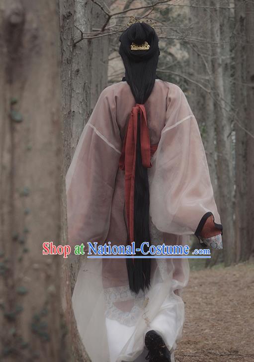 China Traditional Hanfu Dress Attires Ancient Palace Beauty Historical Clothing Han Dynasty Royal Princess Garment Costumes