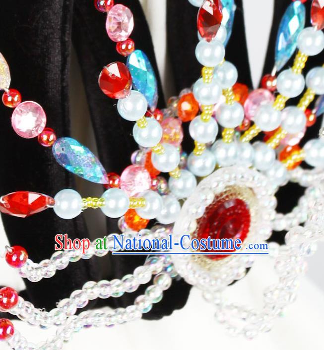 China Handmade Opera Phoenix Hair Crown Beijing Opera Hua Tan Headpieces Traditional Peking Opera Diva Headdress