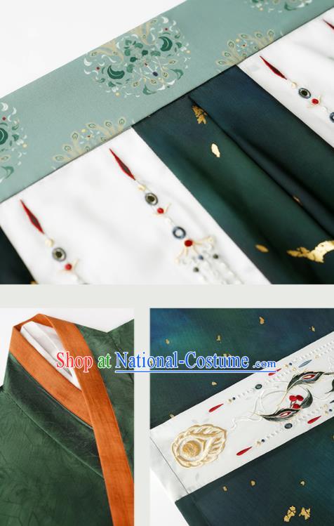 China Traditional Jin Dynasty Childe Hanfu Garments Ancient Prince Historical Clothing for Men