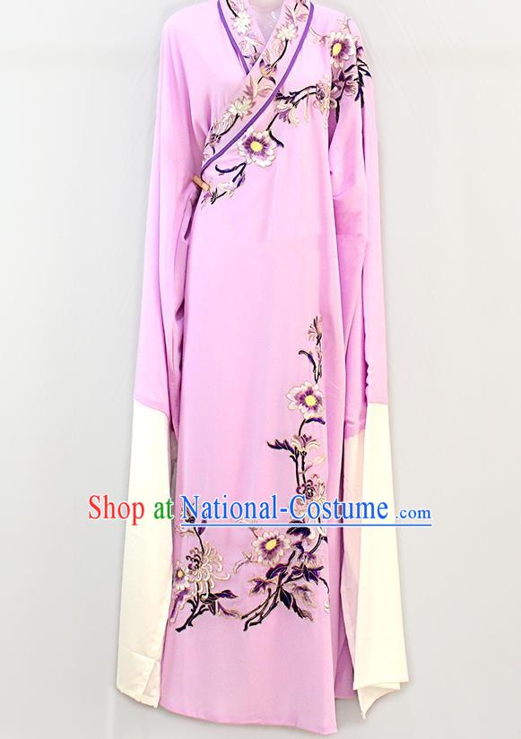 China Beijing Opera Xiaosheng Apparel Huangmei Opera Scholar Liang Shanbo Pink Robe Peking Opera Niche Clothing