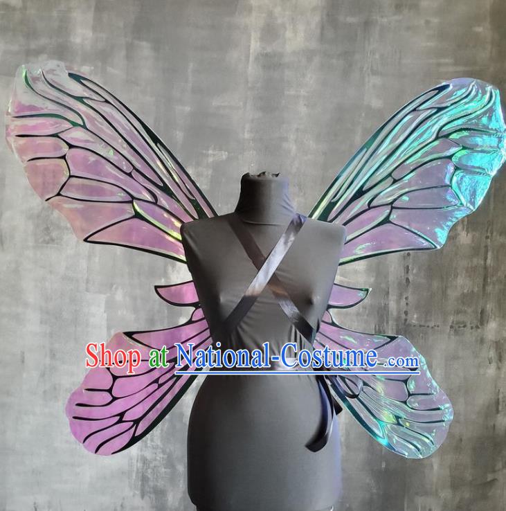 Custom Carnival Parade Back Accessories Brazil Catwalks Props Cosplay Fairy Butterfly Wings Halloween Stage Show Decorations