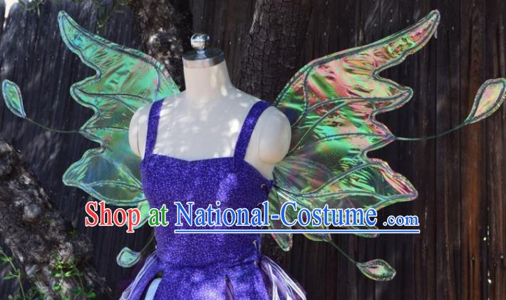 Custom Halloween Fancy Props Christmas Day Butterfly Wings Cosplay Catwalks Accessories Miami Stage Show Back Decorations