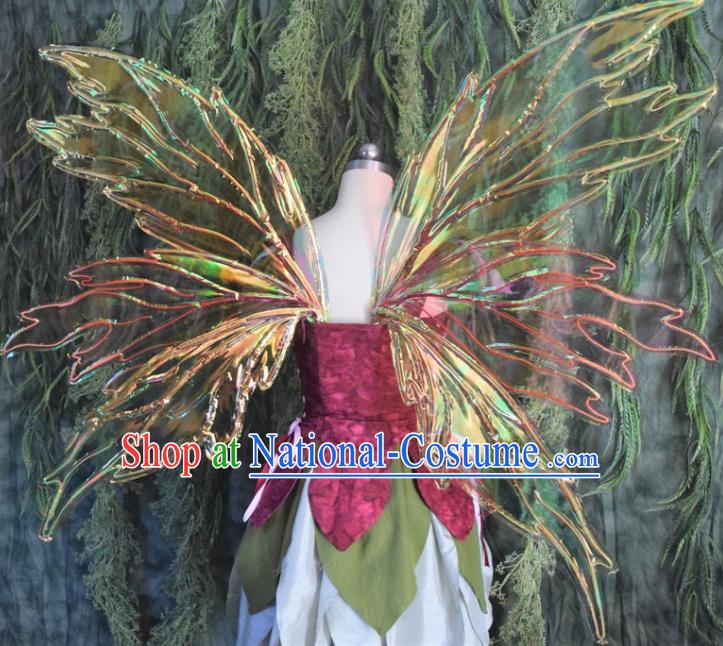 Custom Christmas Day Deluxe Butterfly Wings Cosplay Catwalks Accessories Miami Stage Show Back Decorations Halloween Fancy Props