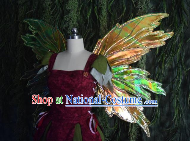 Custom Miami Stage Show Back Decorations Halloween Fancy Props Christmas Day Butterfly Wings Cosplay Catwalks Accessories