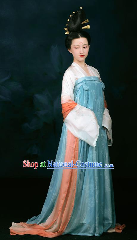 China Tang Dynasty Palace Princess Clothing Traditional Court Historical Garment Costumes Ancient Imperial Consort Hanfu Dress for Women