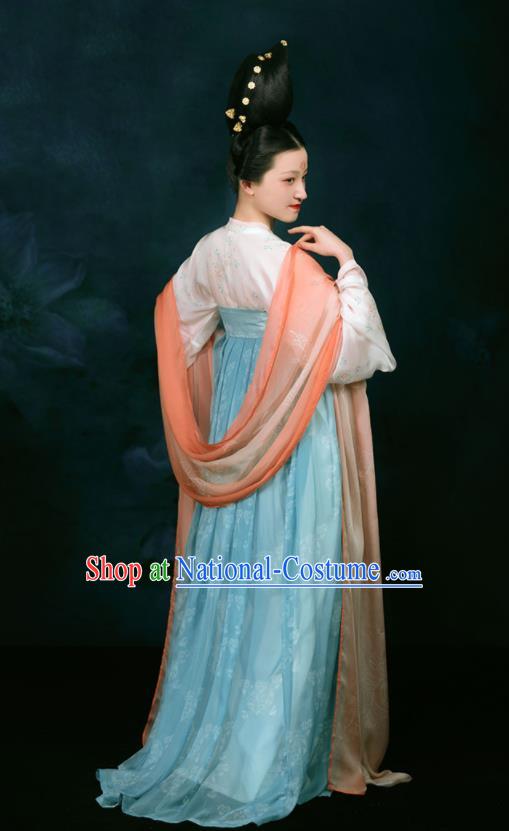 China Tang Dynasty Palace Princess Clothing Traditional Court Historical Garment Costumes Ancient Imperial Consort Hanfu Dress for Women