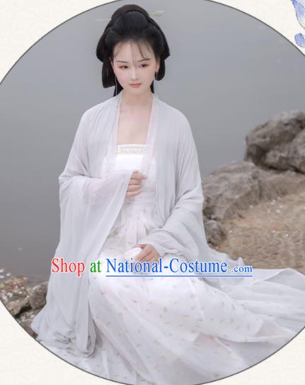 China Ancient Court Beauty Hanfu Dress Clothing Traditional Tang Dynasty Royal Princess Historical Garment Costumes