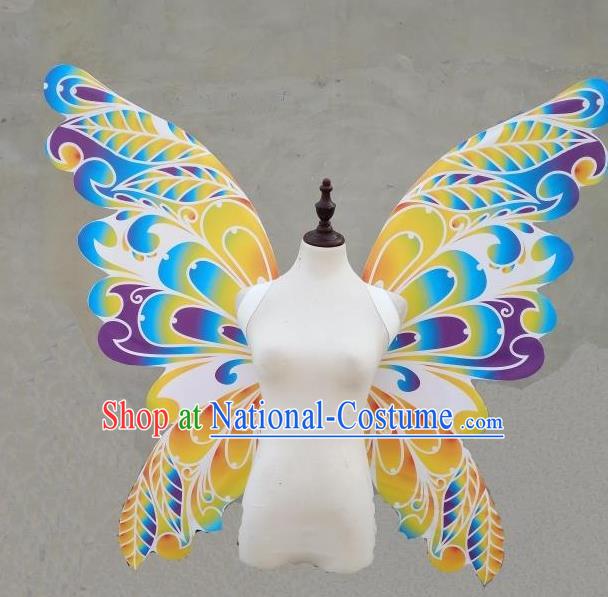 Custom Cosplay Fancy Ball Props Catwalks Butterfly Wings Halloween Performance Wear Carnival Parade Accessories Miami Stage Show Decorations