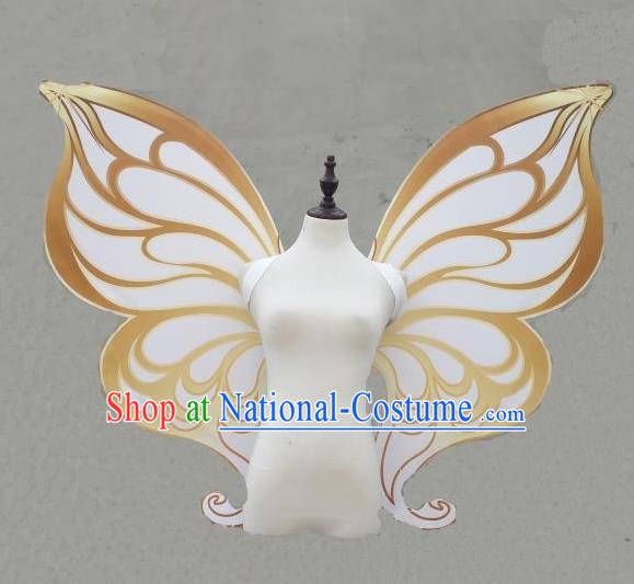 Custom Carnival Parade Accessories Miami Catwalks Back Decorations Cosplay Fancy Ball Props Stage Show Butterfly Wings Halloween Performance Wear