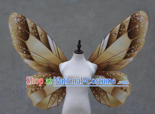 Custom Miami Show Back Decorations Cosplay Butterfly Fairy Props Catwalks Wings Halloween Fancy Ball Wear Carnival Parade Accessories