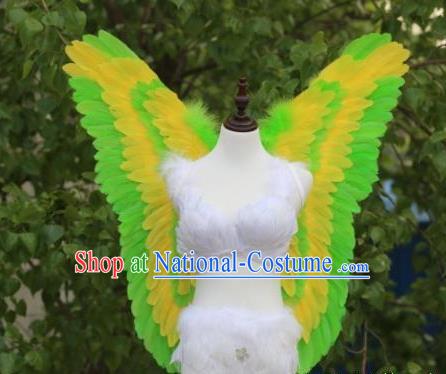 Custom Halloween Cosplay Decorations Stage Show Props Opening Dance Wear Carnival Parade Back Accessories Miami Angel Feather Butterfly Wings