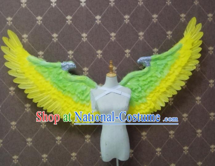 Custom Stage Show Props Opening Dance Angel Wear Miami Show Accessories Christmas Feathers Wings Halloween Performance Decorations