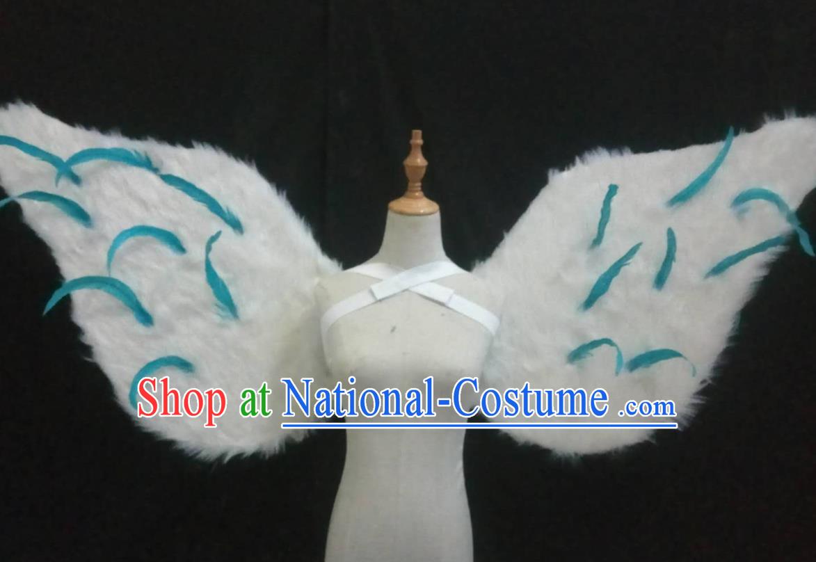 Custom Halloween Cosplay Performance Decorations Stage Show Props Opening Dance Wear Miami Catwalks Accessories Christmas Feather Angel Wings