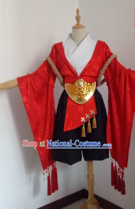 China Cosplay Female Knight Dress Outfits Traditional Game Role Garment Costumes Ancient Swordswoman Clothing