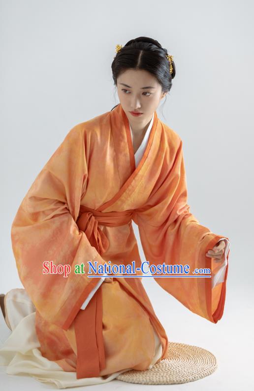 China Ancient Han Dynasty Palace Lady Garment Costumes Traditional Imperial Concubine Historical Clothing