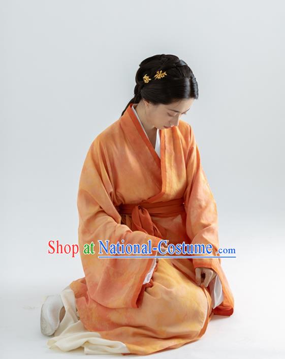 China Ancient Han Dynasty Palace Lady Garment Costumes Traditional Imperial Concubine Historical Clothing