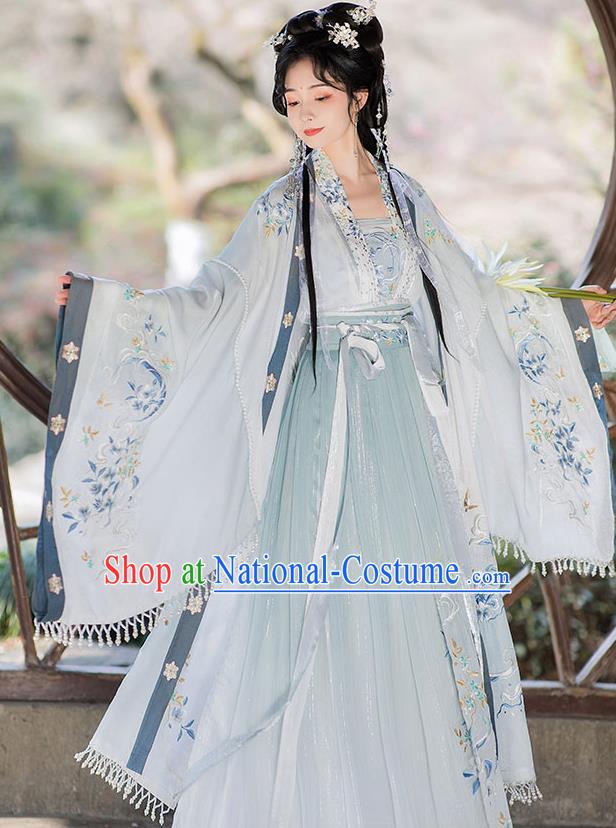 China Ancient Palace Woman Garment Costumes Tang Dynasty Princess Historical Clothing Traditional Hanfu Dress Apparels