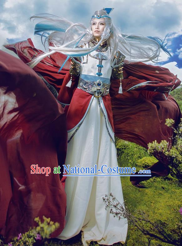 Custom China Puppet Show Royal Highness Clothing Ancient Young Childe Garment Costumes Cosplay Prince Outfits