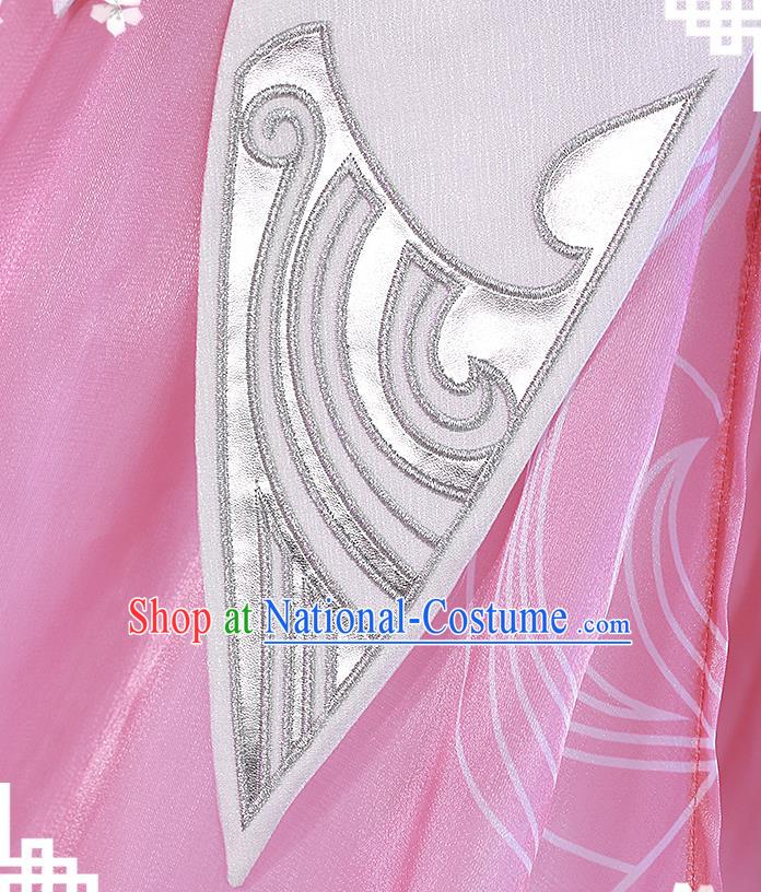 Custom Cosplay Female Warrior Garment Costumes Game Dou Luo Da Lu Young Lady Pink Dress Halloween Goddess Clothing