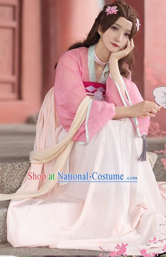 Custom Cartoon Shi Yi Chang An Li Mingyue Dress Tang Dynasty Palace Lady Clothing Cosplay Ancient Princess Garment Costumes