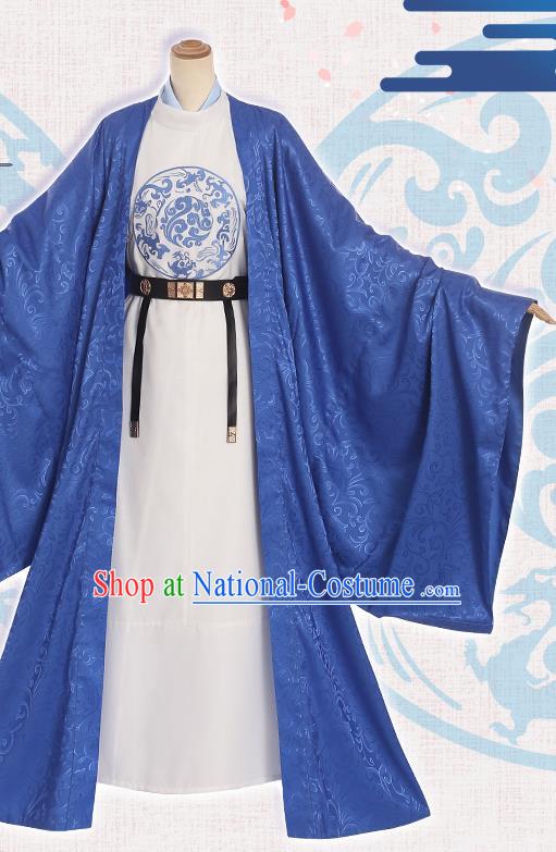 China Ancient Knight Robe Clothing Traditional Tang Dynasty Young Hero Garment Costumes Cosplay Swordsman Apparels