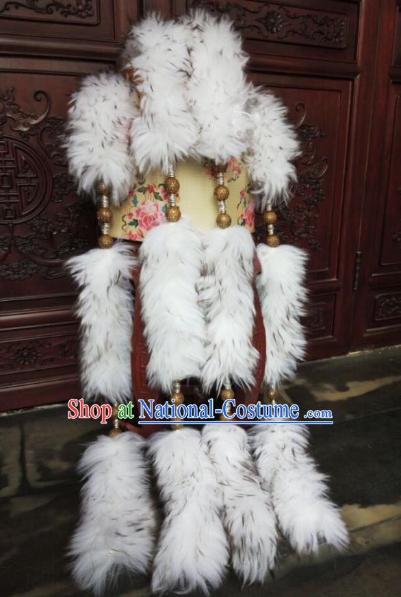 Chinese Traditional Puppet Show Cang Lang Headdress Ancient Royal King Hair Accessories Cosplay Swordsman Hairdo Crown