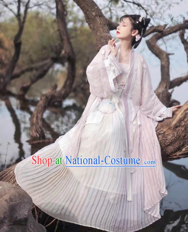 China Ancient Royal Princess Garment Costumes Song Dynasty Historical Clothing Traditional Noble Infanta Hanfu Dress Apparels for Women