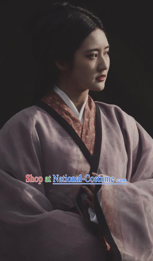 China Han Dynasty Palace Lady Garment Costumes Traditional Historical Clothing Ancient Young Beauty Hanfu Dress Apparels